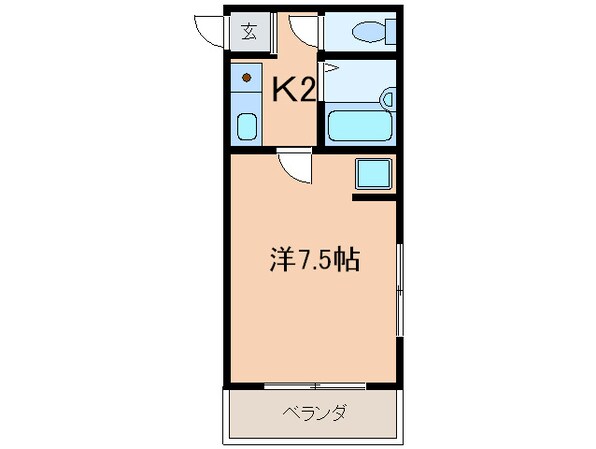 オリエンタル原町別院の物件間取画像